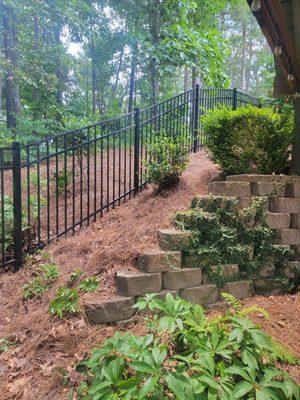 4ft aluminum flat top fence