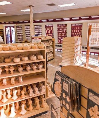 Decorative wood products showroom