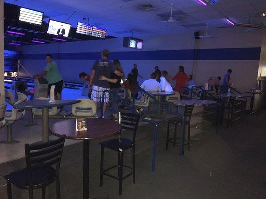 Black light bowling every night after League!