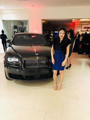 Inside the Rolls Royce showroom & private dinner event