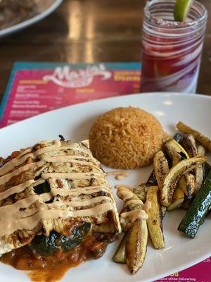 Shrimp Poblano With chicken