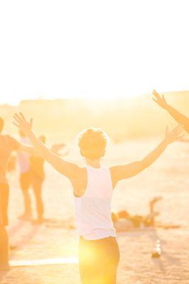 Beach Yoga