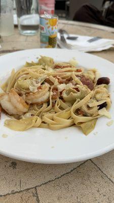 Shrimp pasta