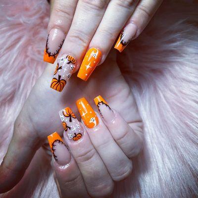 Beautiful nails for Halloween!