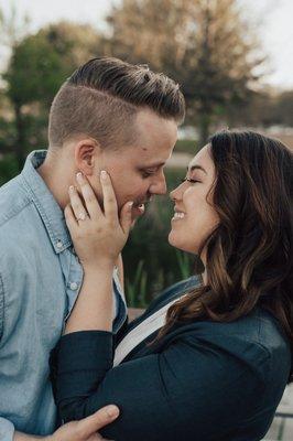 Engagement session at lady bird lake.