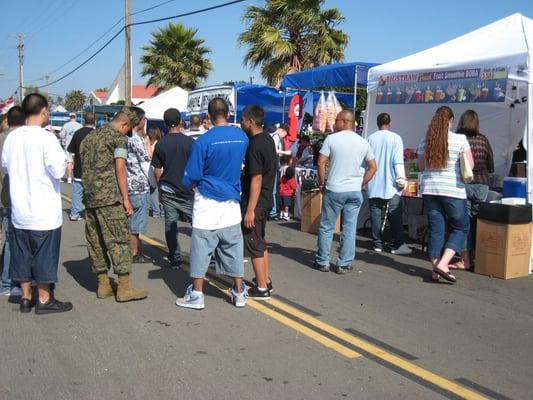 Line for Bigstraw at SeaBee Days '08