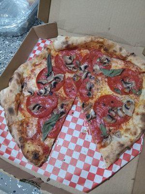 Pepperoni and Mushrooms