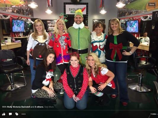 The Sport Clips team from Christmas 2013