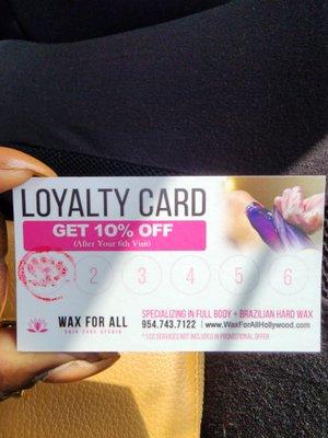 Loyalty Card