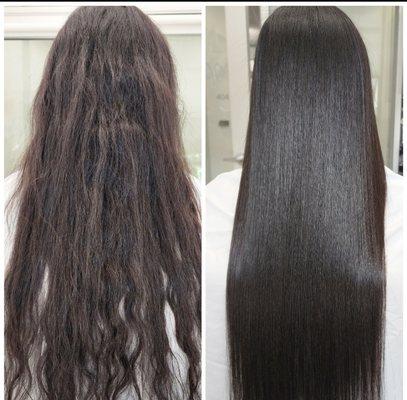 What a difference a Brazilian blowout can make.