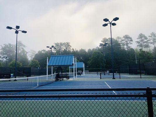 Tennis courts at Cary Tennis Park!!!