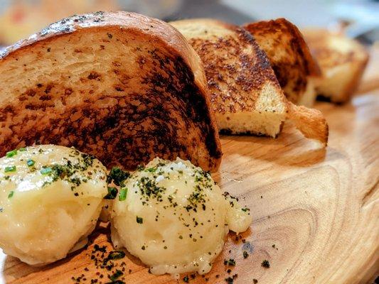 Madison's milk bread with sorghum butter