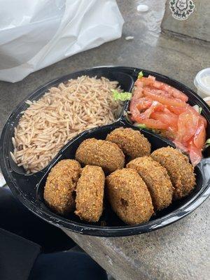 Falafel plate (Vegetarian)