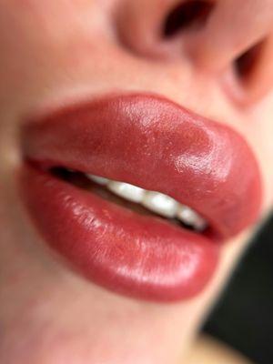 Lip blush/lip tattoo