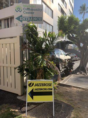 Look for sign on Paokalani Ave.