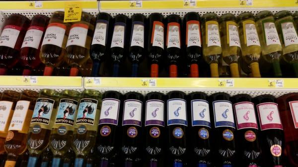 Good prices on wine, they even have hard liquor