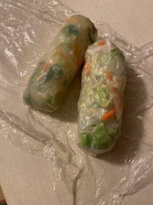 Salad rolls, no sauce