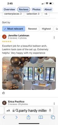 Balloon arch