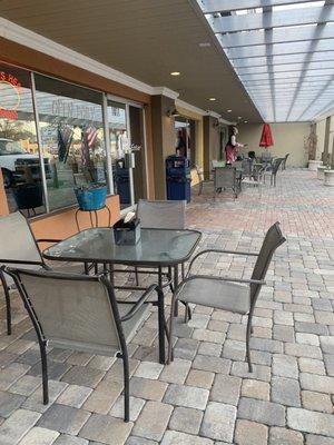 Outdoor seating