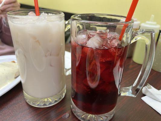 Agua de Horchata and Agua de Jamaica