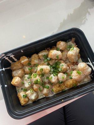 Loaded tots (bacon & scallions)