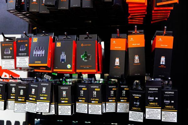 Largest inventory in San Diego of Vapes and smoke shop products