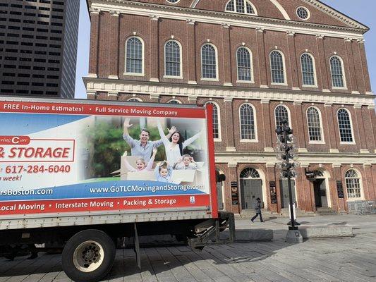 Moving in the historic Fenway Hall