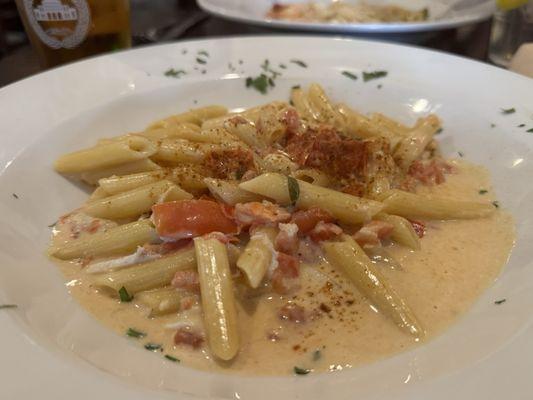 PENNE alla POLPA di GRANCHIO