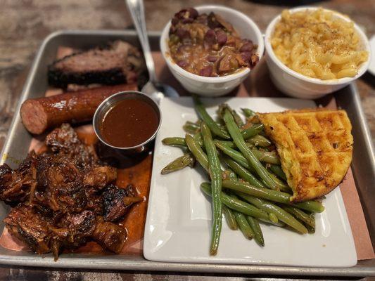 Burnt ends were tender and seasoned well.