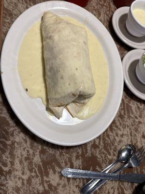 Burrito California all queso