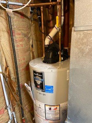 New water heater installed by SM Pynn the day before Thanksgiving!