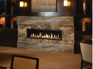 Fireplace Xtrordinair, 6015 HO.  Heats 2,800 sq feet.  BTU Range 30,273 - 56,000.  Dimensions: 64 3/4" Width x 17" Depth x 15 3/4" Height