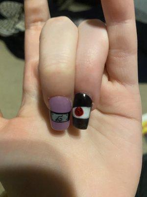 Naruto nails