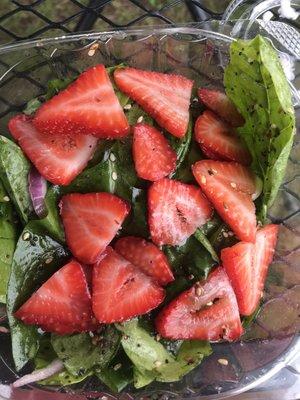 Amazing strawberry salad