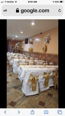 Banquete para fiestas