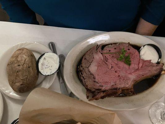 King prime rib dinner