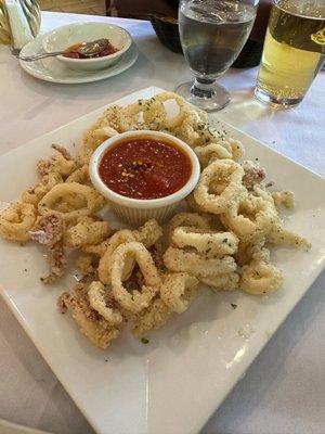 Calamari - crispy and fresh not greasy or heavy