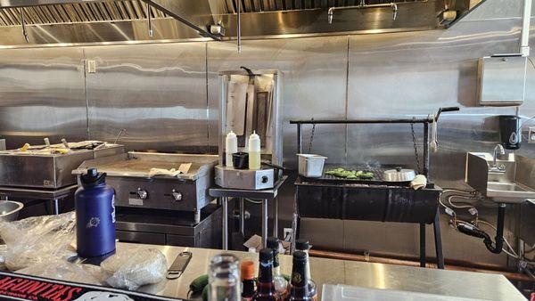 Watch your food being cooked right in front of you! The smell of roasted chili's is absolutely fantastic!