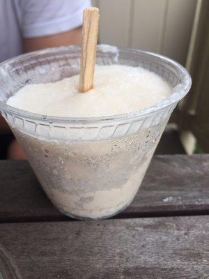 This is the arroz con leche paleta! Super yummy as well!