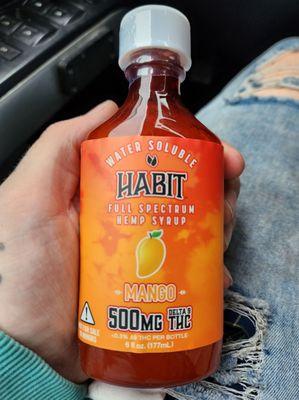 Habit Mango 500mg Delta-9 THC Full Spectrum Hemp Syrup