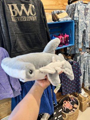 Hammerhead sharks plushie