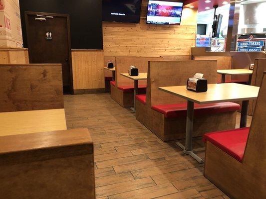 Large seating area to dine-in. Very clean!