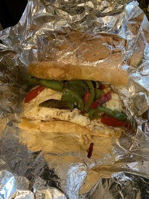 Pepper and Egg sandwich