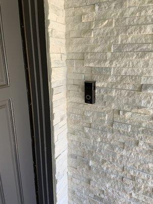 Ring doorbell installation