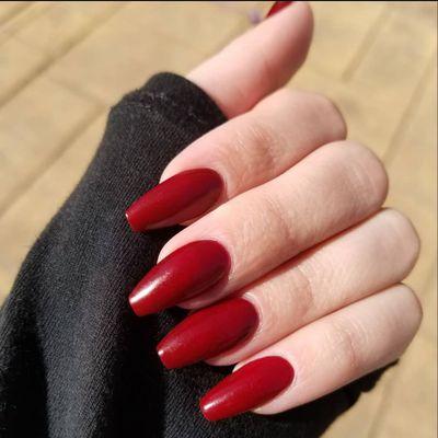 You can never go wrong with red  Nails: Rachel