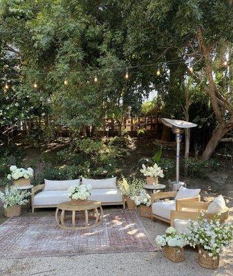 Garden party wedding