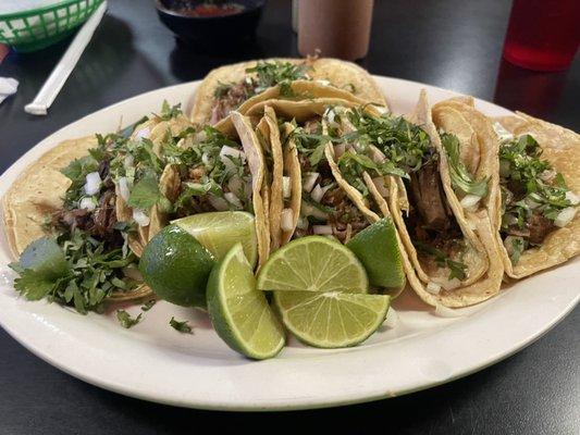 Carnitas with cilantro onion corn tortillas