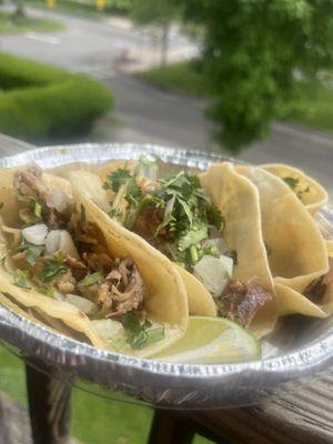 4 Piece Carnitas Tacos - so so good