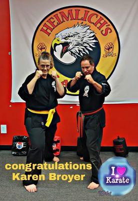 My yellow belt