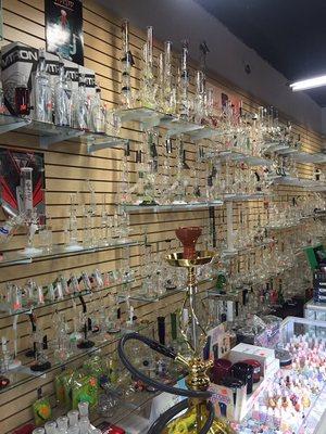 Name brand glass section !